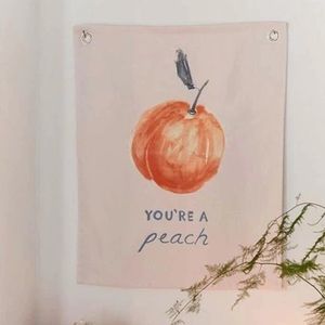 🆕”You’re A Peach” Hanging Tapestry